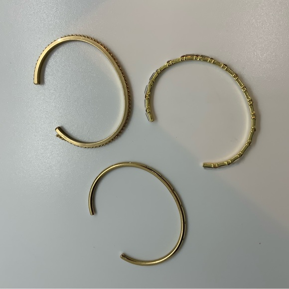 BaubleBar Assorted Set of 3 Crystal Cuff Bracelets - Picture 10 of 12